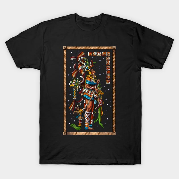 Mayan King Chan Bahlum II T-Shirt by underheaven